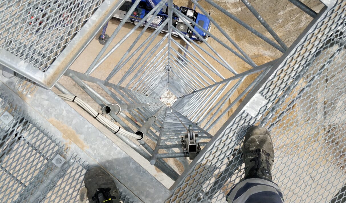 Stål gittermaster – Århus havn